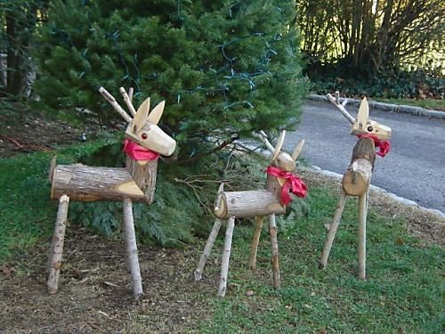 15 idées de reines de Noël à faire avec du bois 11 15 idées de reines de Noël à faire avec du bois 11