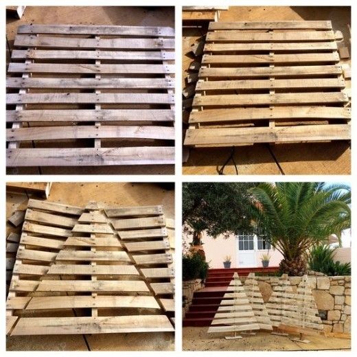 23 arbres de Noël en palettes qui sont si faciles à faire 2 23 arbres de Noël en palettes qui sont si faciles à faire 2