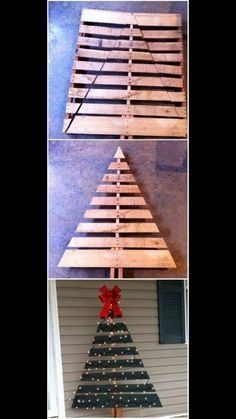 23 arbres de Noël en palettes qui sont si faciles à faire 3 23 arbres de Noël en palettes qui sont si faciles à faire 3