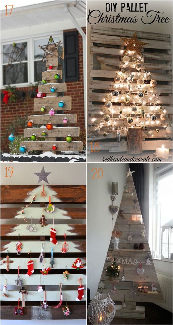 23 arbres de Noël en palettes qui sont si faciles à faire 10 23 arbres de Noël en palettes qui sont si faciles à faire 10