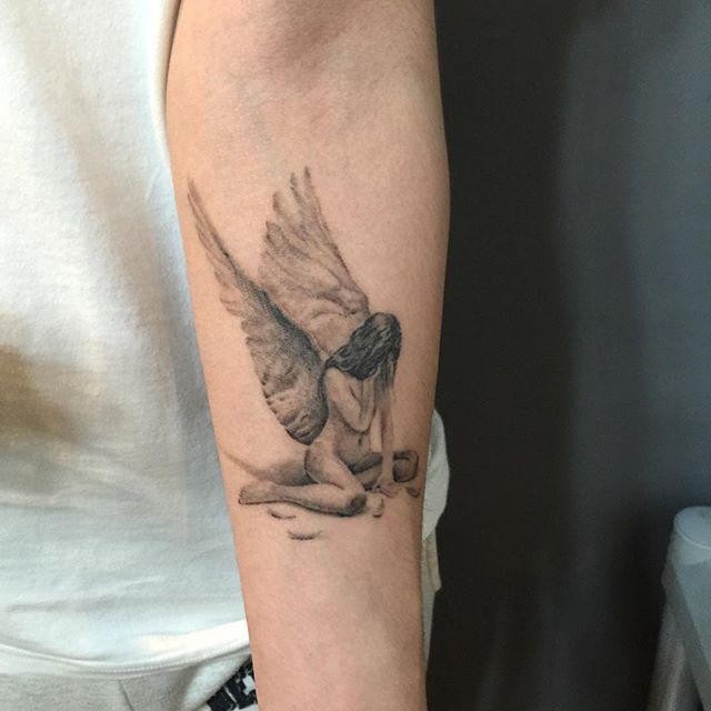 Les 50 plus belles idées de tatouages ange 13 tatouage ange 31