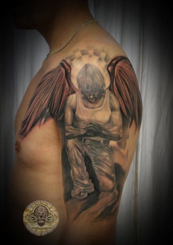 Les 50 plus belles idées de tatouages ange 35 tatouage anges 238