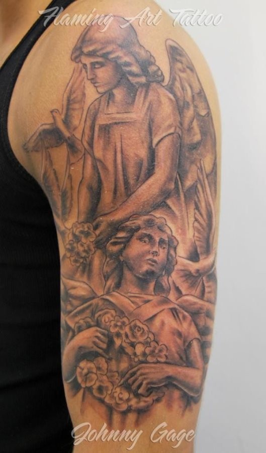 Les 50 plus belles idées de tatouages ange 36 tatouage anges 233