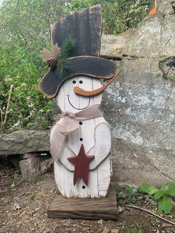 27 décorations de Noël avec des disques de bois 14 27 décorations de Noël avec des disques de bois 14