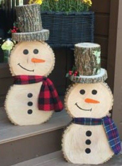 27 décorations de Noël avec des disques de bois 20 27 décorations de Noël avec des disques de bois 20