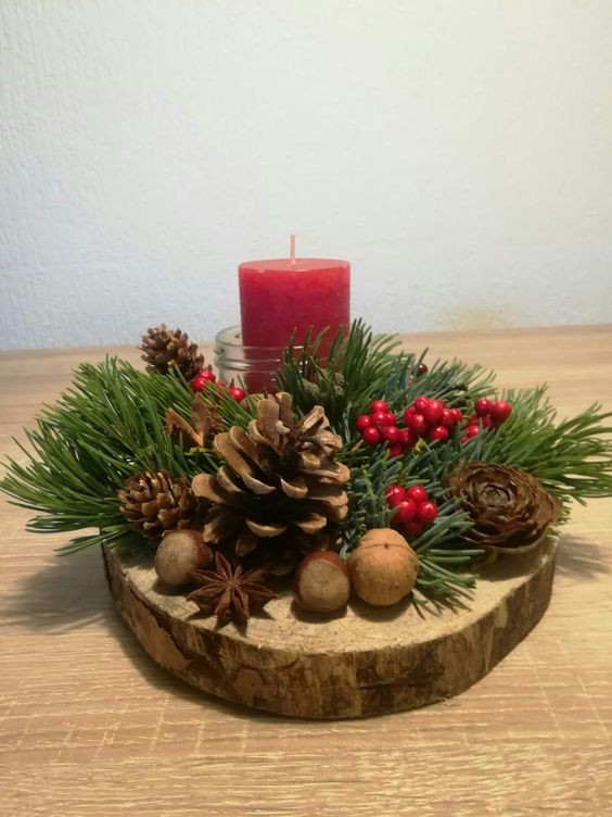 17 Décorations de Noël avec des pommes de pins 9 17 Décorations de Noël avec des pommes de pins 9