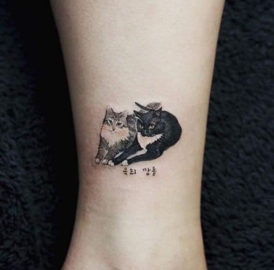 13 top idées de tatouages de chaton 5 13 top idées de tatouages de chaton 5