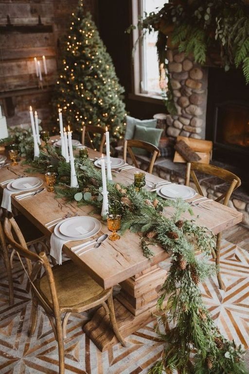 14 Décorations de table de Noel pour s'inspirer 4 14 Décorations de table de Noel pour s'inspirer 4