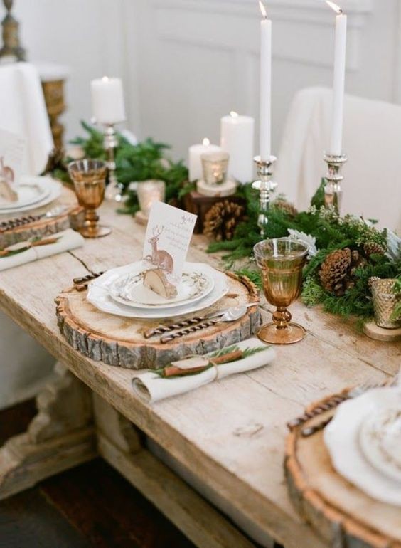 14 Décorations de table de Noel pour s'inspirer 5 14 Décorations de table de Noel pour s'inspirer 5