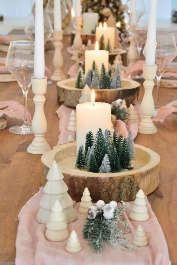 14 Décorations de table de Noel pour s'inspirer 7 14 Décorations de table de Noel pour s'inspirer 7