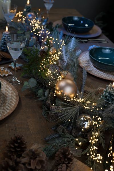 14 Décorations de table de Noel pour s'inspirer 9 14 Décorations de table de Noel pour s'inspirer 9