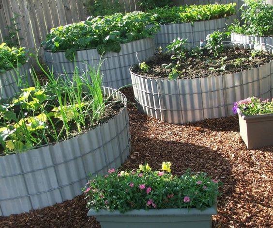 20 idées avec du bois et des feuilles galvanisées ! 17