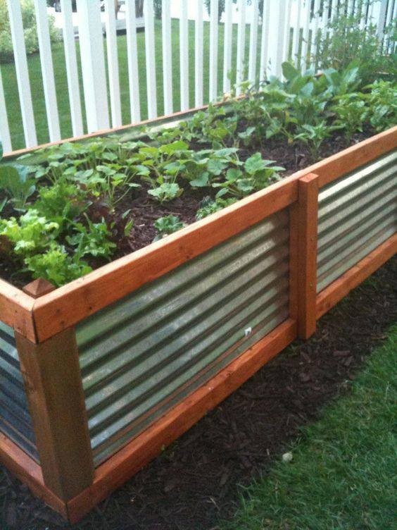 20 idées avec du bois et des feuilles galvanisées ! 19