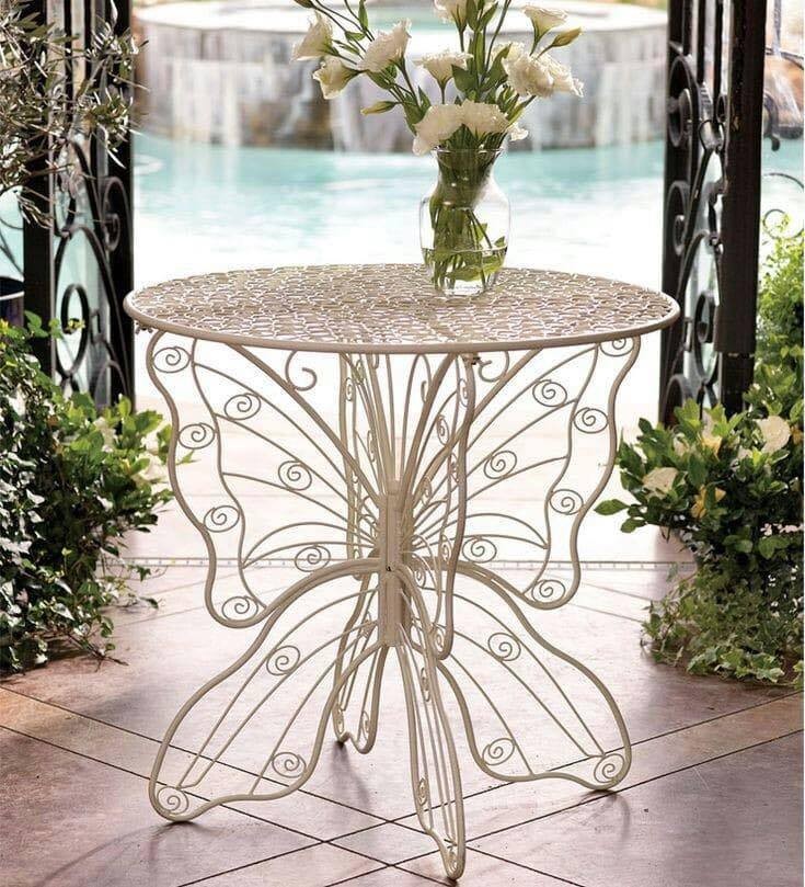 13 décos en fer forgé pour le jardin. Charmantes ! 1 13 décos en fer forgé pour le jardin. Charmantes ! 1