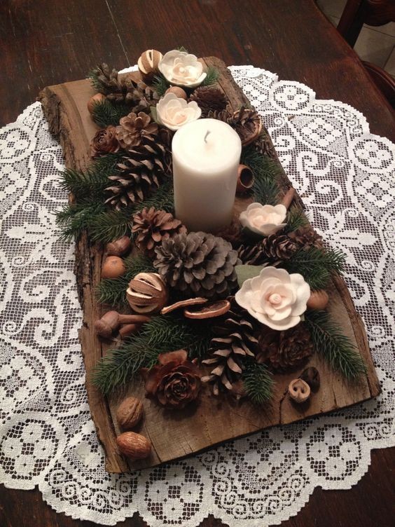 78 décorations de noël avec des pommes de pin 3 78 décorations de noël avec des pommes de pin 3
