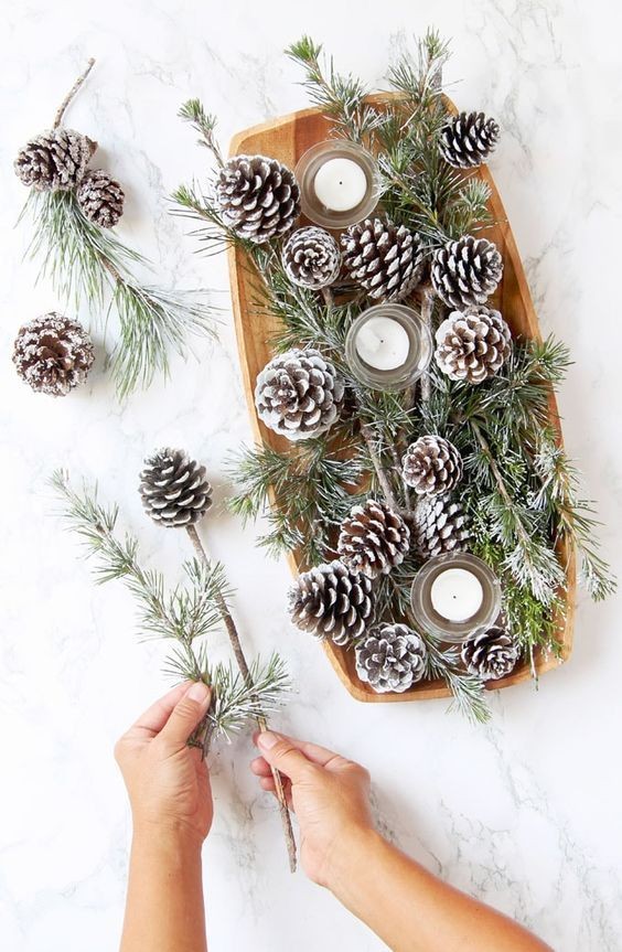 78 décorations de noël avec des pommes de pin 4 78 décorations de noël avec des pommes de pin 4
