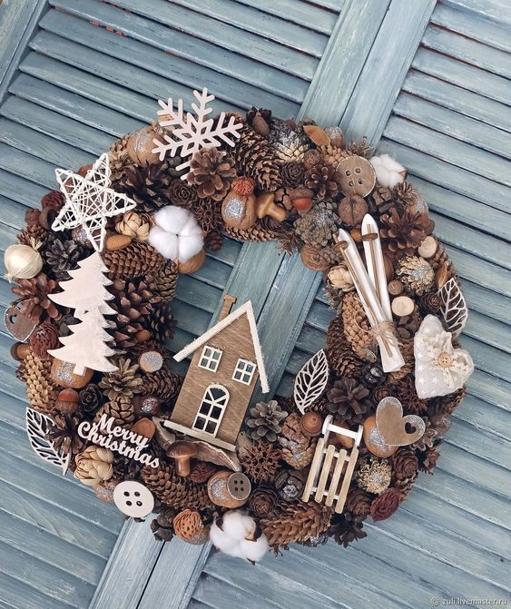 78 décorations de noël avec des pommes de pin 6 78 décorations de noël avec des pommes de pin 6