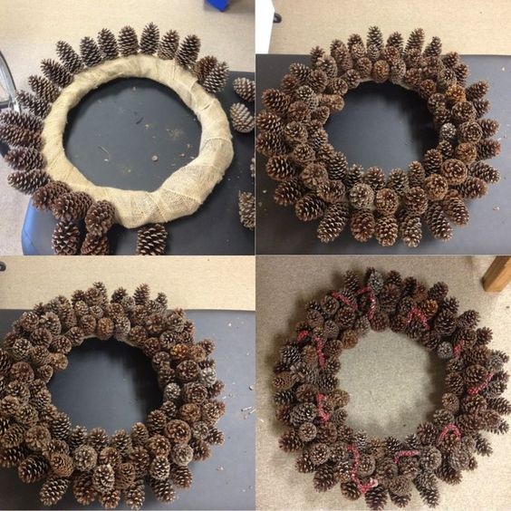 78 décorations de noël avec des pommes de pin 7 78 décorations de noël avec des pommes de pin 7