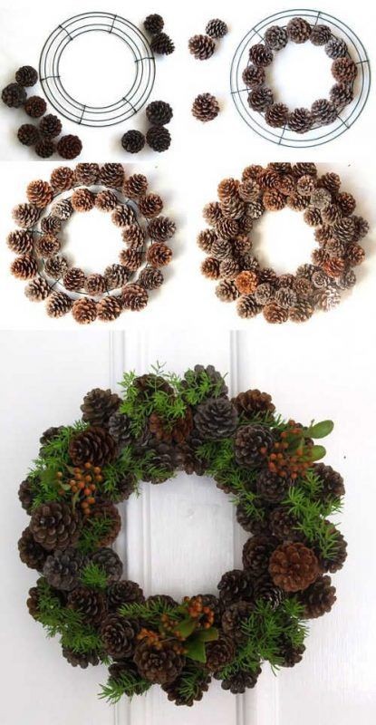78 décorations de noël avec des pommes de pin 59 78 décorations de noël avec des pommes de pin 59