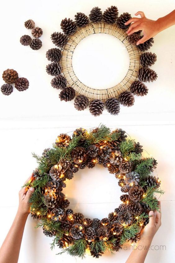 78 décorations de noël avec des pommes de pin 68 78 décorations de noël avec des pommes de pin 68