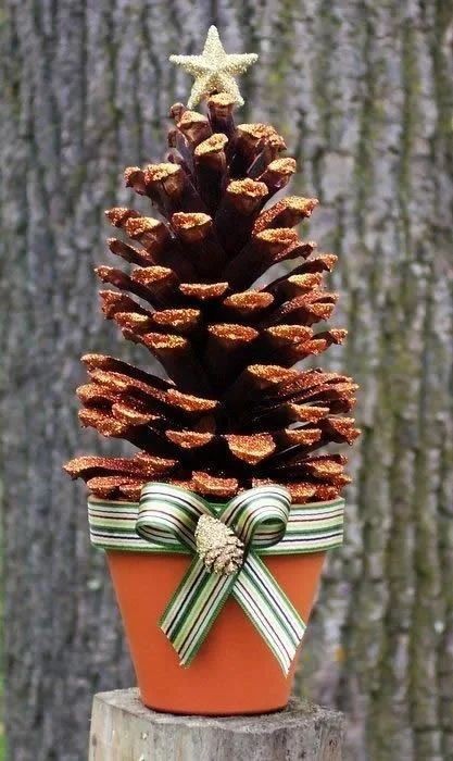 78 décorations de noël avec des pommes de pin 76 78 décorations de noël avec des pommes de pin 76