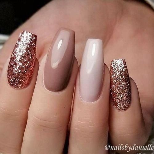 36 nails art d'ongles nudes pour mélanger votre manucure de base 13
