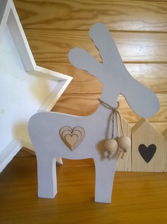 44 Décorations de Noël à fabriquer avec du bois 4