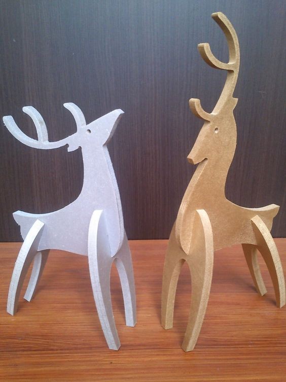 44 Décorations de Noël à fabriquer avec du bois 9