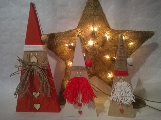44 Décorations de Noël à fabriquer avec du bois 14