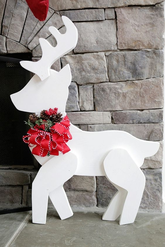 44 Décorations de Noël à fabriquer avec du bois 16