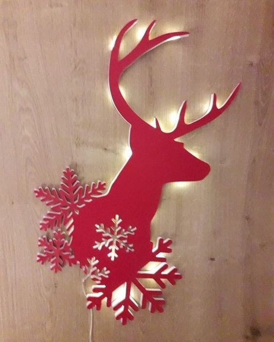 44 Décorations de Noël à fabriquer avec du bois 22