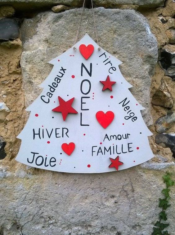 44 Décorations de Noël à fabriquer avec du bois 27