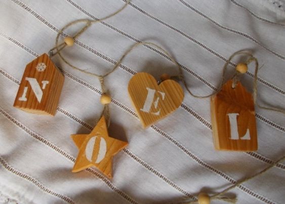 44 Décorations de Noël à fabriquer avec du bois 38
