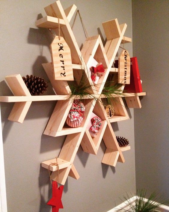 44 Décorations de Noël à fabriquer avec du bois 40
