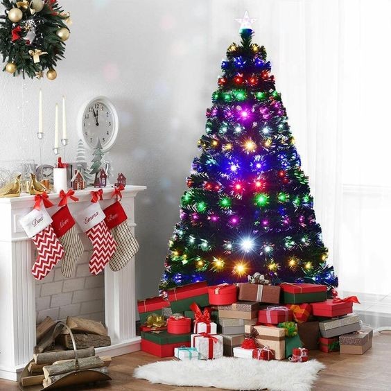 38 top idées de sapins de Noël artificiels décorés 6