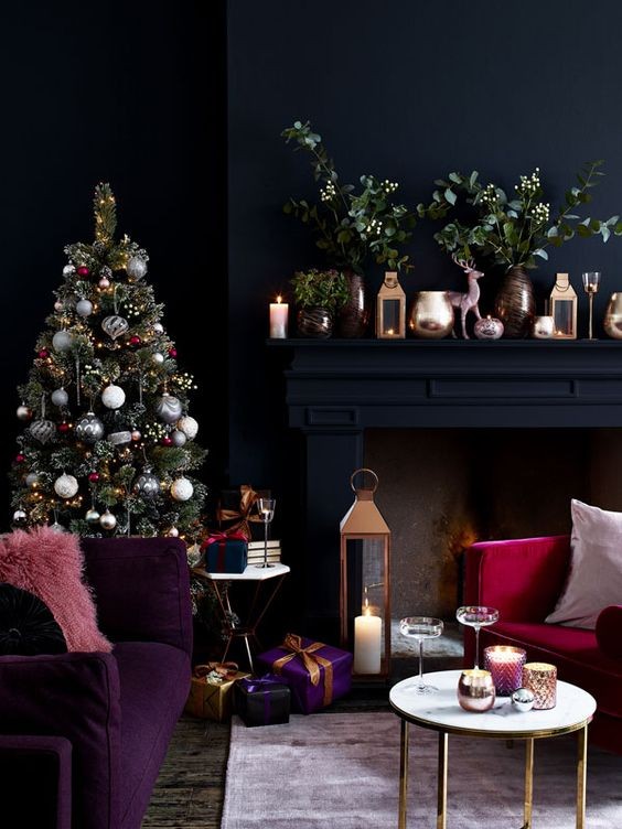 38 top idées de sapins de Noël artificiels décorés 15