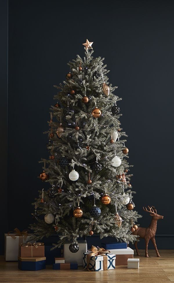 38 top idées de sapins de Noël artificiels décorés 19