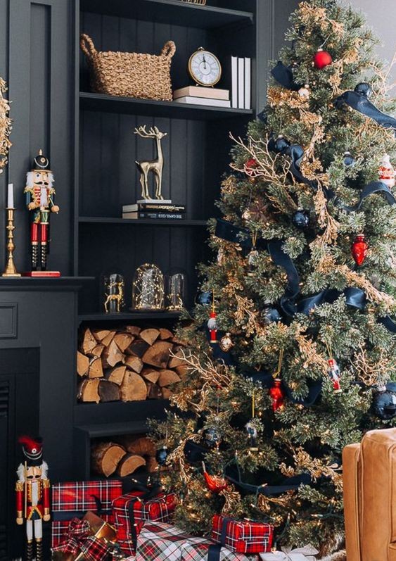 38 top idées de sapins de Noël artificiels décorés 31