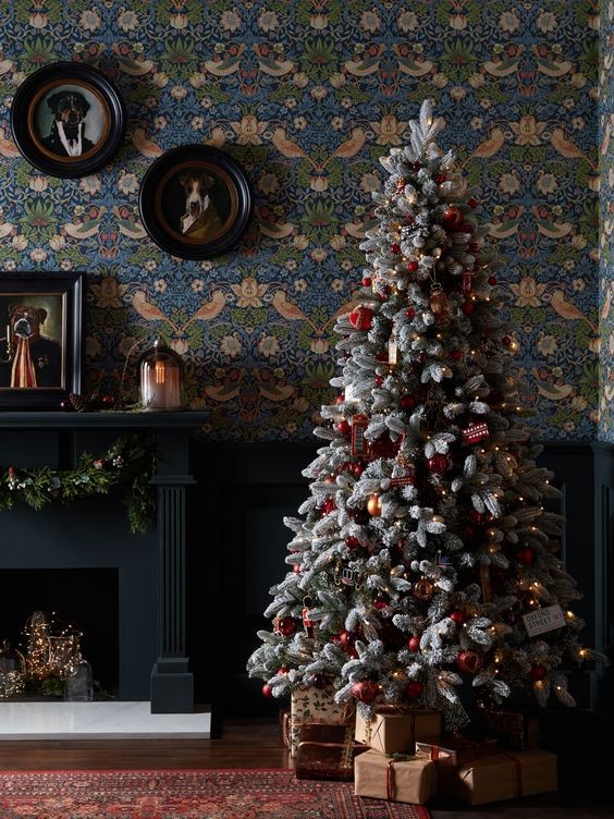 38 top idées de sapins de Noël artificiels décorés 36