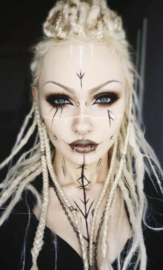 29 idées de maquillages de sorcière pour halloween 4