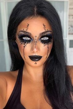 29 idées de maquillages de sorcière pour halloween 8