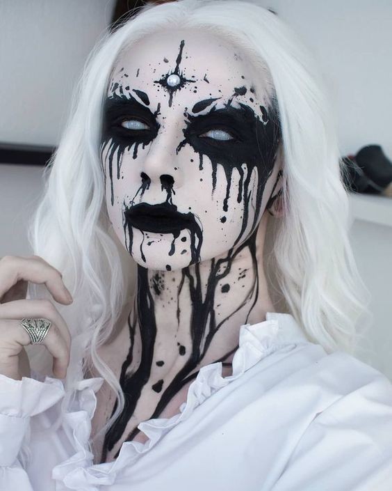 29 idées de maquillages de sorcière pour halloween 27