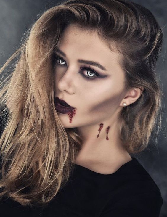 28 idées de maquillages vampire pour halloween 2 28 idées de maquillages vampire pour halloween 2