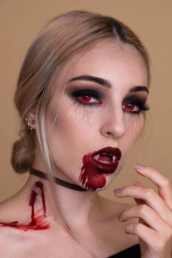 28 idées de maquillages vampire pour halloween 4 28 idées de maquillages vampire pour halloween 4