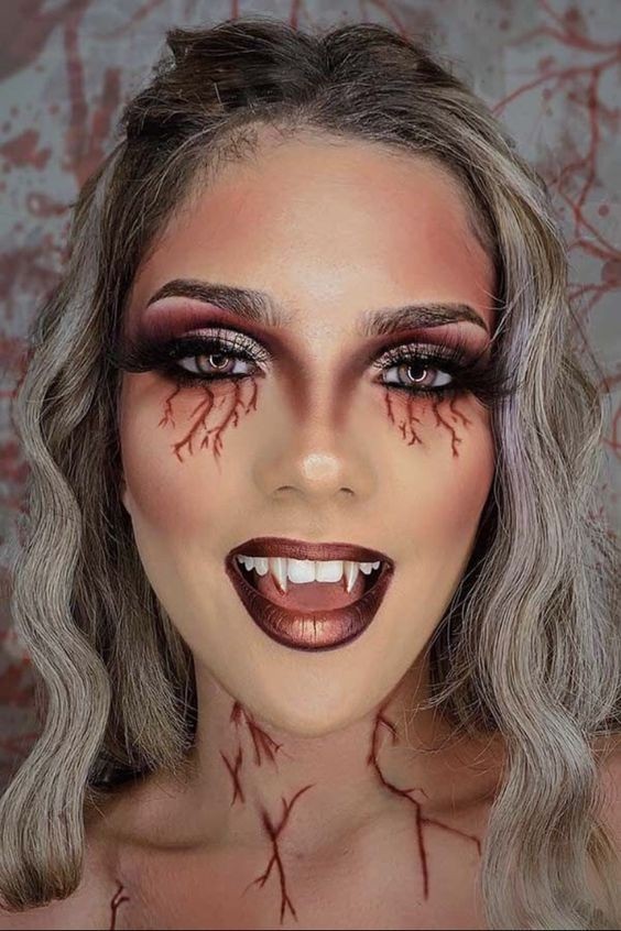 28 idées de maquillages vampire pour halloween 5