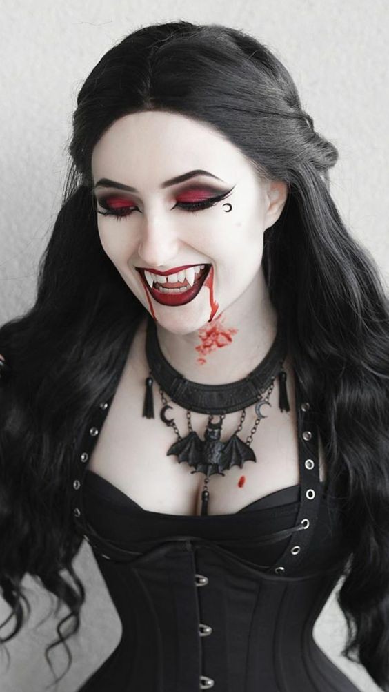 28 idées de maquillages vampire pour halloween 13