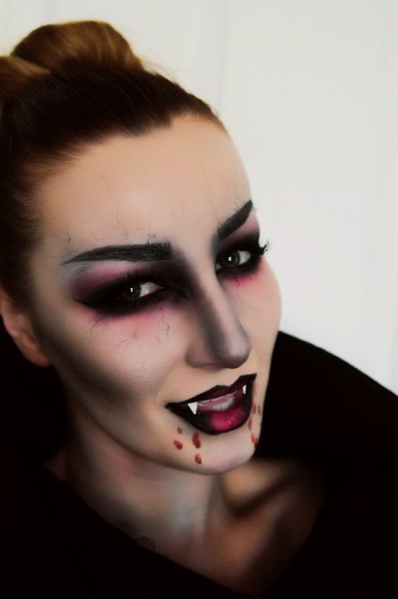 28 idées de maquillages vampire pour halloween 20