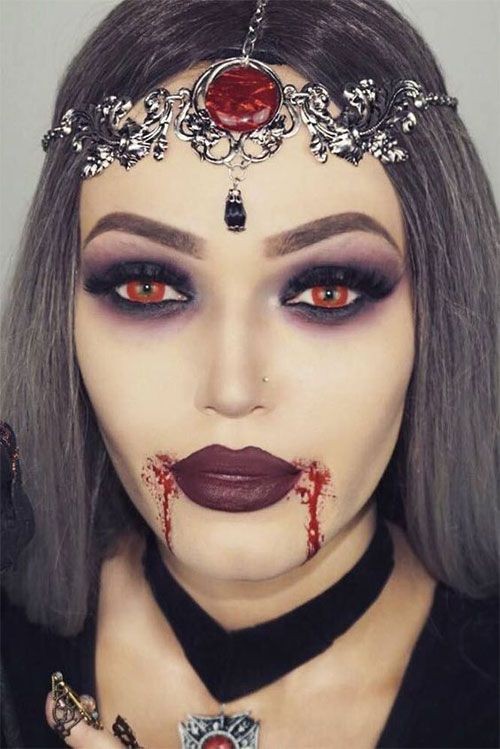 28 idées de maquillages vampire pour halloween 22