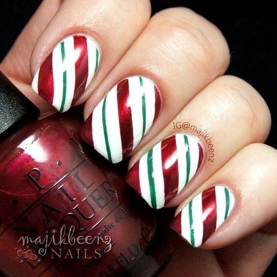 44 top idées de Nail art de Noël 6