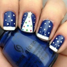 44 top idées de Nail art de Noël 24